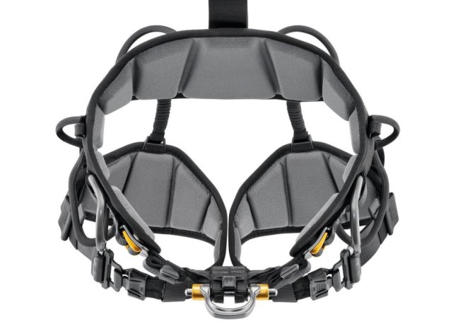 Bezpečnostný postroj Petzl Astro - Verzia: medzinárodná verzia - čierna farba, Veľkosť: 2