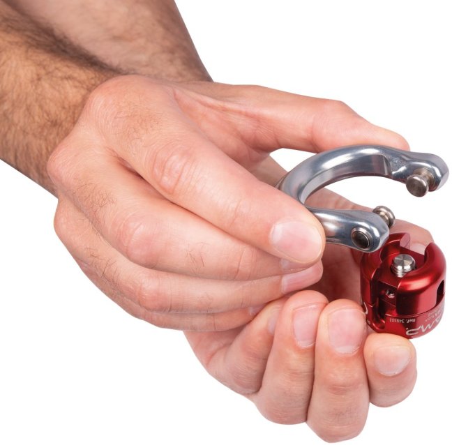 Karabína s obratlíkom Camp Enigma 3Lock - Typ: 3Lock, Farba: čierna