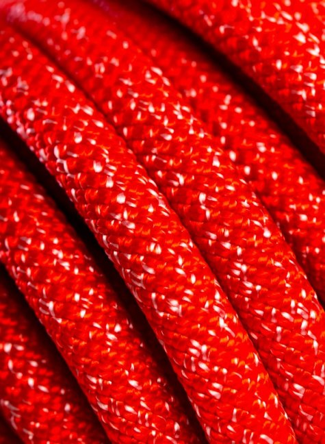 Lezecké lano Edelrid Boa 9,8 mm - Dĺžka: 80 m, Farba: červené