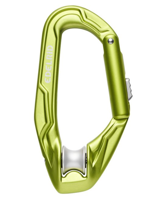 Karabína s kladkou Edelrid Axiom - Typ: slider lock