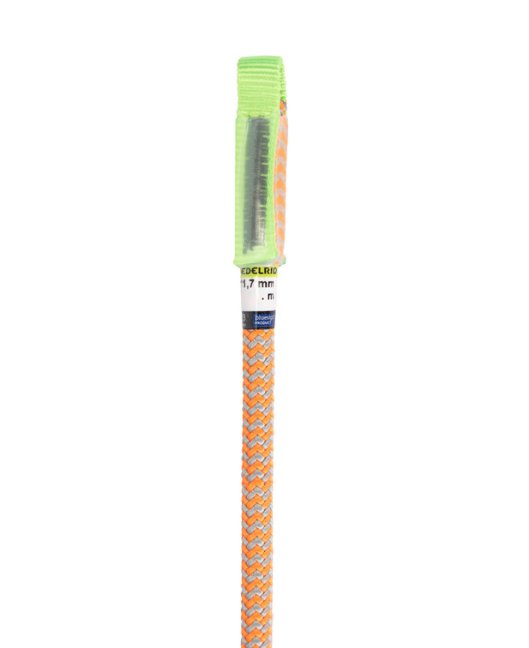Arboristické lano Edelrid Woodpecker 11,7 mm - Dĺžka: 45 m, Farba: šedo-oranžové, Ukončenie: -