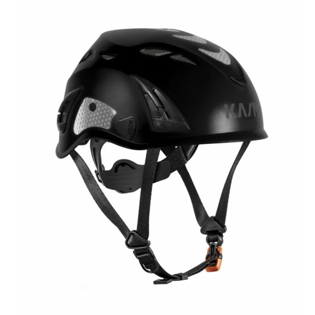 Pracovná prilba Kask SuperPlasma AQ Hi-viz - Farba: čierna