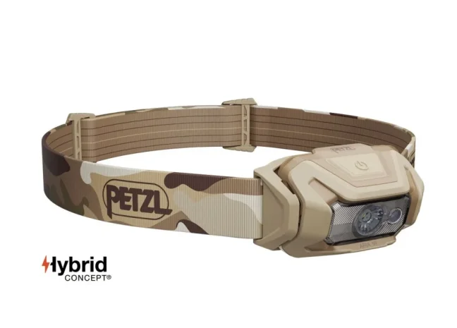 Vodotesná nabíjateľná čelovka Petzl Aria 1R RGB
