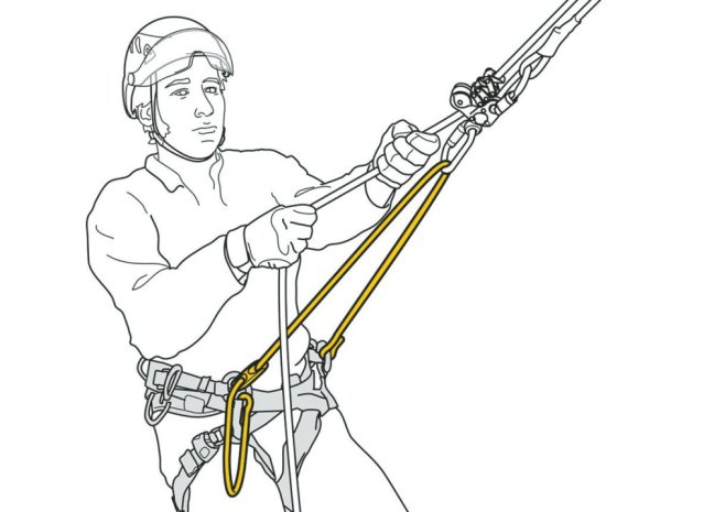 Nastavitelný mostík pre postroje Petzl Sequoia
