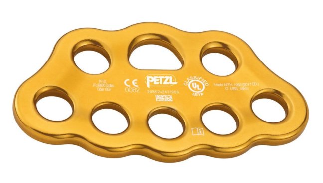 Kotviaca platňa Petzl Paw - Veľkosť: S - čierna