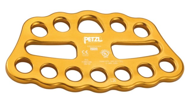Kotviaca platňa Petzl Paw - Veľkosť: M - žltá