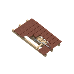 Kotviaci bod na škridlovú strechu Rothoblaas Slim