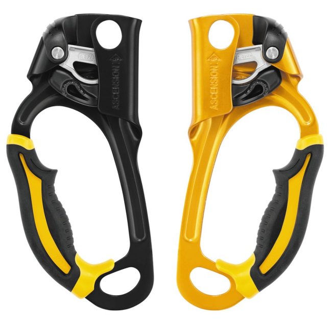 Ručný žumar Petzl Ascension - Farba: žltý, Pravý / ľavý: pravý