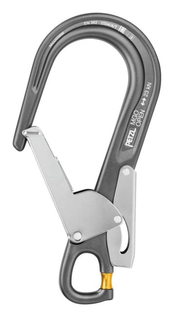 Veľká háková karabína Petzl MGO Open - Typ: MGO Open 60