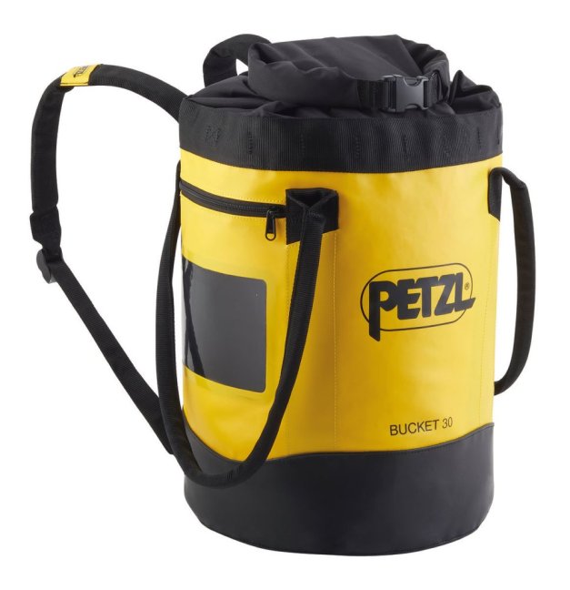 Odolný vak Petzl Bucket - Farba: čierna, Veľkosť: 45 l
