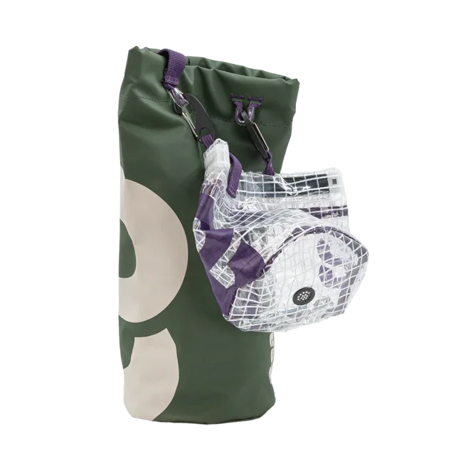 Beal workstation - príklad použitia, popruh a malý vak je potrebné zakúpiť samostatne