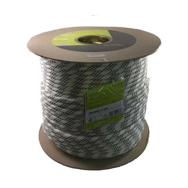 Statické lano Edelrid Prostatic Synctec 10,5 mm - Dĺžka: 100 m, Farba: biele