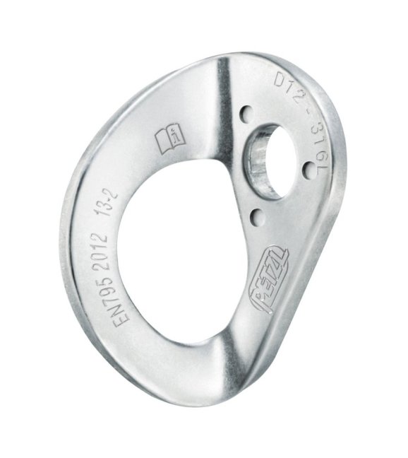 Kotviaci bod / kotviaci nit Petzl Coeur - Veľkosť: STEEL - 10 mm - plaketa bez nitu