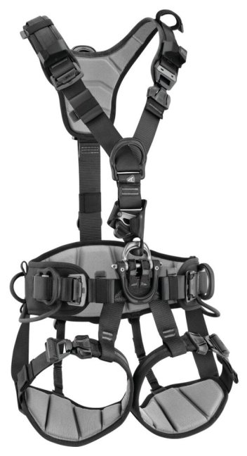 Bezpečnostný postroj Petzl Astro - Verzia: medzinárodná verzia - čierna farba, Veľkosť: 2