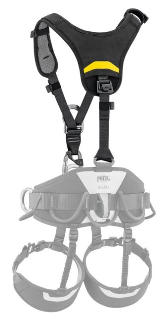 Hrudný postroj Petzl Top - Farba: čierna