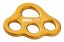 Kotviaca platňa Petzl Paw - Veľkosť: M - žltá