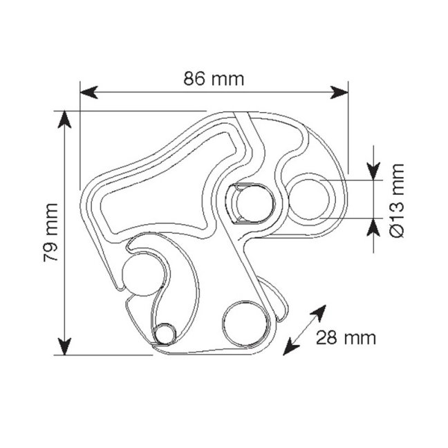 Zachytávač pádu na lane Camp Goblin - Typ: Goblin Kit Lanyard 40 cm, 2x981