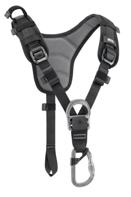 Hrudný postroj Petzl Top - Farba: žltá + čierna