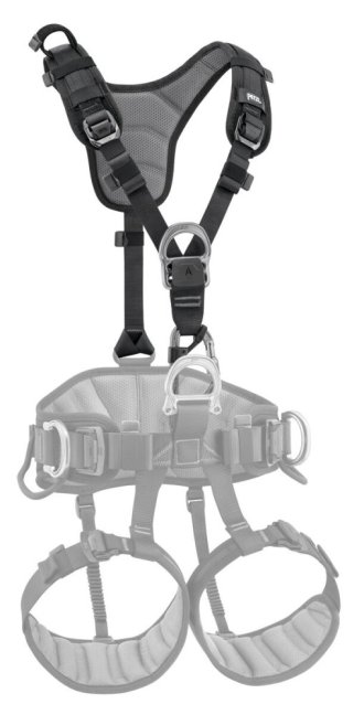 Hrudný postroj Petzl Top - Farba: žltá + čierna