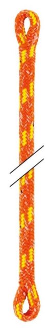 Arboristické lano Petzl Flow 11.6 mm - Dĺžka: 45 m, Farba: oranžová, Ukončenie: 2 splietané oká