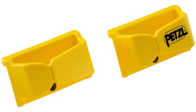 Držiaky na háky Petzl Lanyard Connector Holder - Farba: žltá