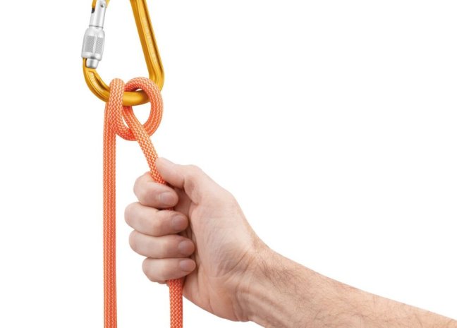 HMS karabína Petzl Attache - Typ: screw lock, Farba: čierna