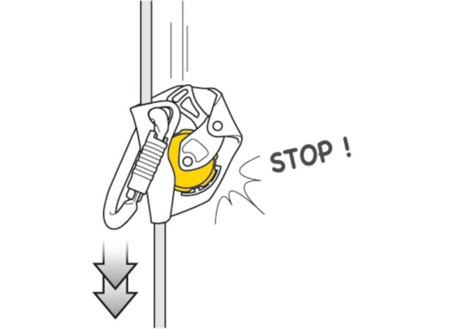 Zachycovač pádu Petzl ASAP - Typ: Asap + karabína OK TL + Asapsorber 20 cm