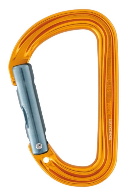 Kompaktná karabína Petzl Sm'D - Typ: twist lock, Farba: žltá