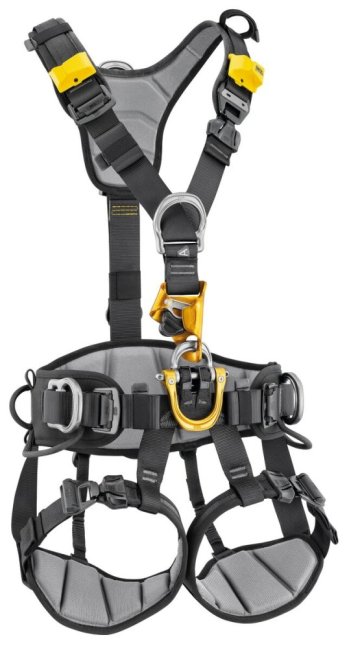Bezpečnostný postroj Petzl Astro - Verzia: medzinárodná verzia - čierna farba, Veľkosť: 2