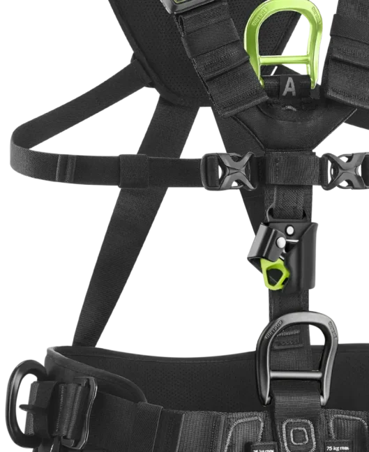 Bezpečnostný postroj Edelrid Vertic II - Verzia: Triple Lock Black, Veľkosť: 2