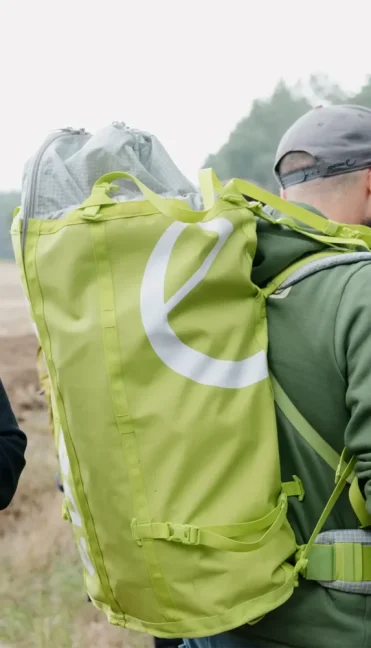 Vak na vybavenie Edelrid Kurt Haulbag 55 - Farba: zelená