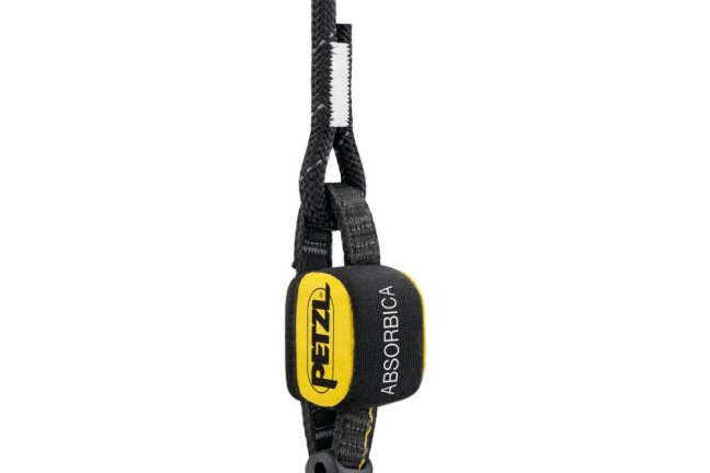 Tlmič pádu s bezpečnostným lanom Petzl Absorbica I - Dĺžka: 150 cm