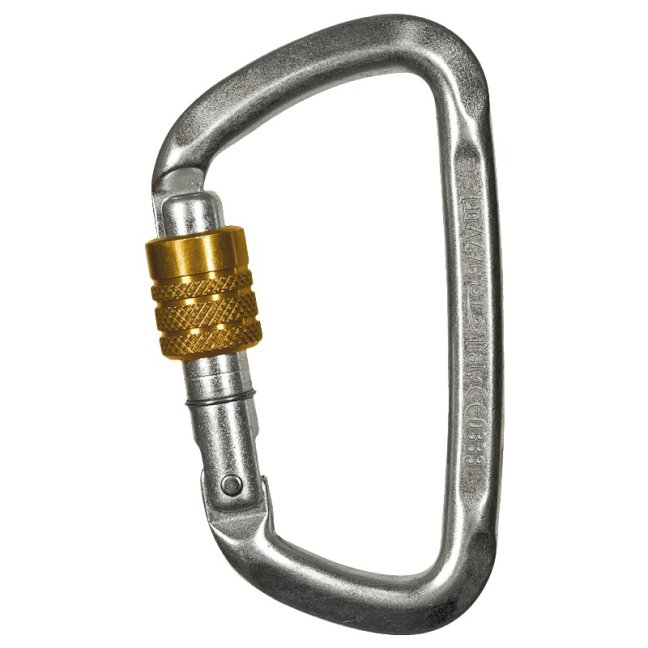 Oceľová karabína D Climbing Technology D-Shape Steel