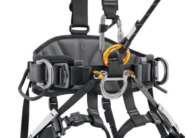 Postroj pre výškové práce Petzl Avao 2025 - Verzia: Avao Fast čierna - Európska verzia, Veľkosť: 0