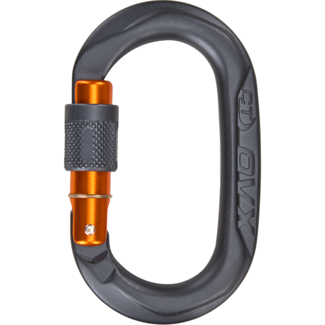 Oválna karabína Climbing Technology OVX - Typ: SG - screw lock