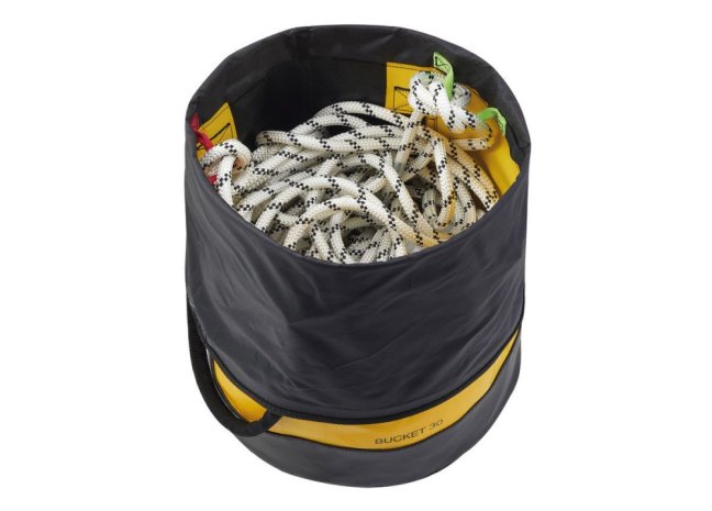 Odolný vak Petzl Bucket - Farba: čierna, Veľkosť: 45 l