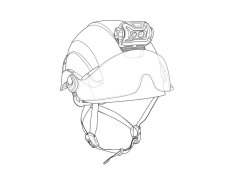 Držiak na člelovku Petzl Helmet Adapt