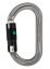 Oválna karabína Petzl OK - Typ: triact lock, Farba: čierna