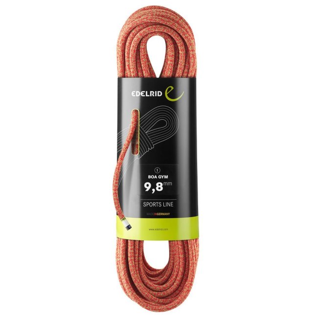 Lezecké lano Edelrid Boa Gym 9,8 mm - Dĺžka: 50 m, Farba: zelené