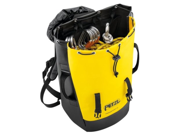 Vak / batoh na vybavnie Petzl Transport - Farba: žltá, Veľkosť: 30 l