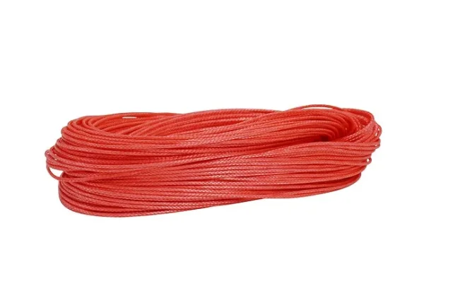 Nahadzovacie lanko Teufelberger nineLINE 1,7 mm - Dĺžka: 60 m, Farba: červená