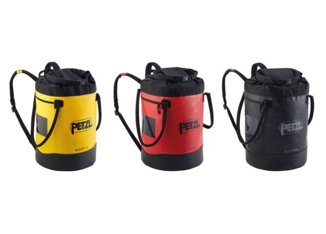 Odolný multifunkčný vak Petzl Bucket - Farba: červená, Veľkosť: 45 l