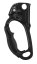 Ručný blokant Petzl Ascension - Farba: čierny, Pravý / ľavý: pravý
