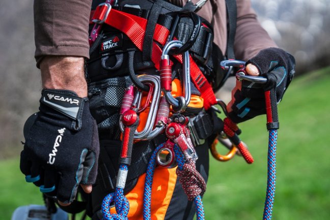 Kmeňovka Camp Gyro Lanyard - Typ: double, Dĺžka: 5 m