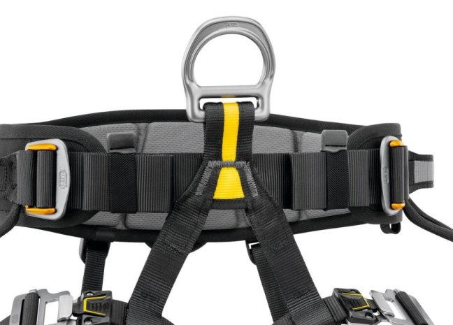 Sedák pre zlaňovanie a záchranu Petzl Falcon - Farba: žlto-čierna, Veľkosť: 1