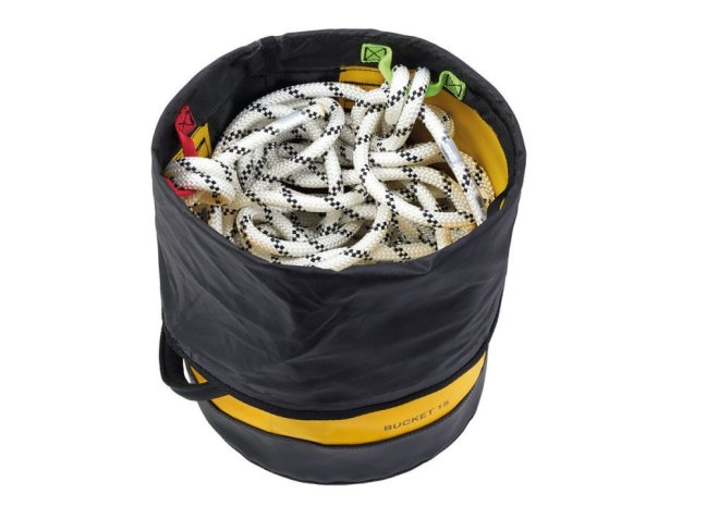 Odolný multifunkčný vak Petzl Bucket - Farba: červená, Veľkosť: 45 l