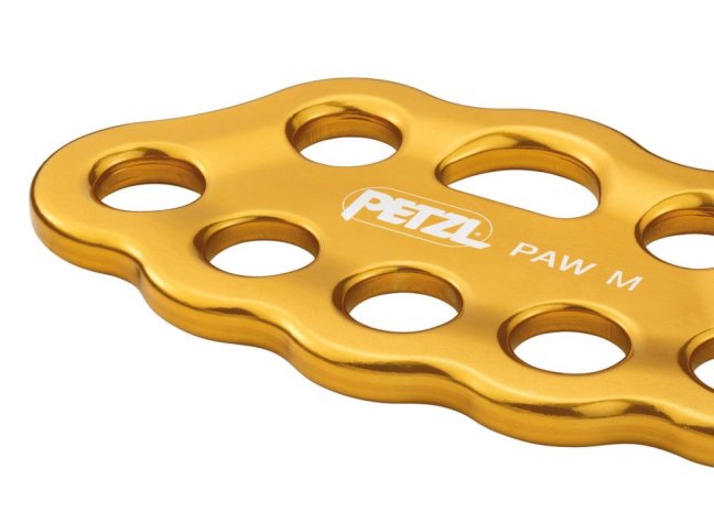 Kotviaca platňa Petzl Paw - Veľkosť: M - žltá