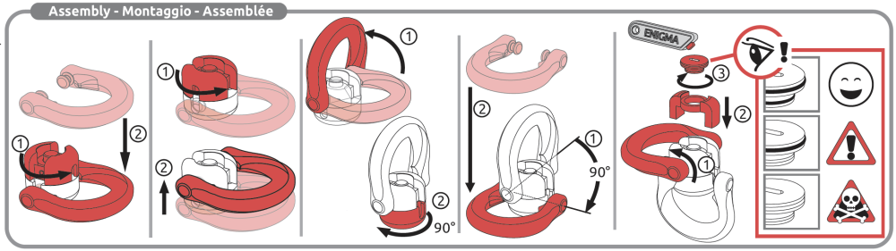 obratlík Camp Enigma skladanie