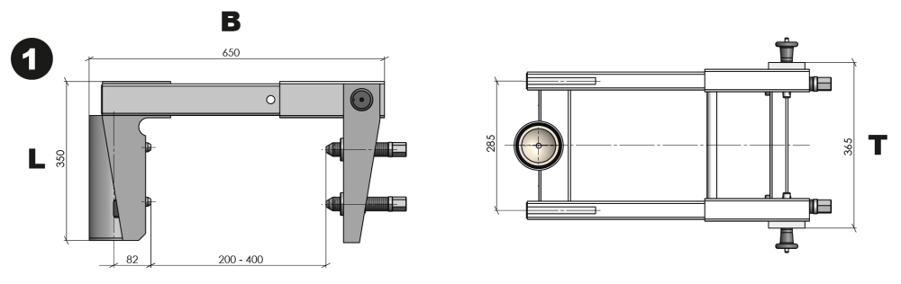 Základňa pre montáž na atiku Ikar Základňa pre montáž na atiku Ikar