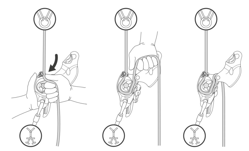 zakladanie lana do CT Sparrow